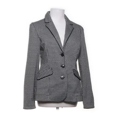 Blazer (Sort, Hvid, Flerfarvet) fra Oui Elastan, Polyester, Viscose
