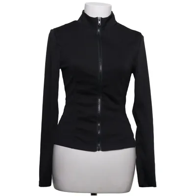 Träningsjacka (Svart) från Shein Elastan, Polyester