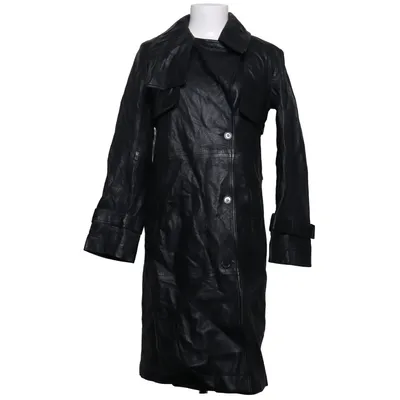 Läderkappa (DAMIAN TRENCH) från Designers Remix Charlotte Eskildsen Bomull, Skinn, Polyester