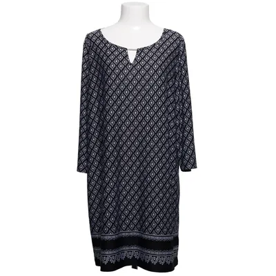 Dress (Black, White) from Happy Holly Elastane, Polyester