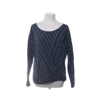 Top (White, Blue) from House of Lola Cotton, Elastane