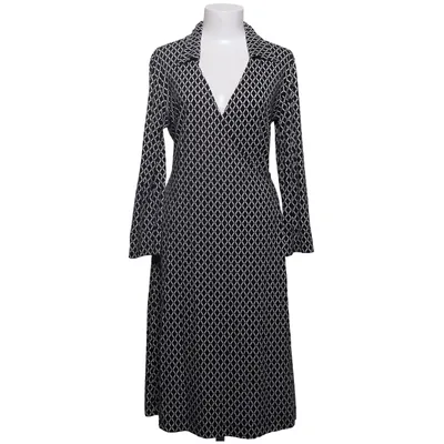 Omlottklänning (Svart, Vit) från Vera Velour Elastan, Viskos
