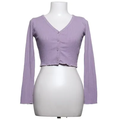 Cardigan (Violet) de Pull & Bear Coton, Élasthane, Polyester