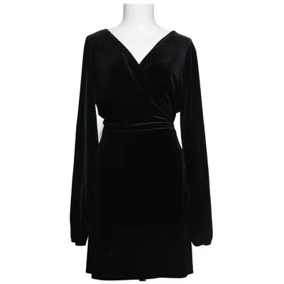 Wrap dress (Black) from VILA Elastane, Polyester
