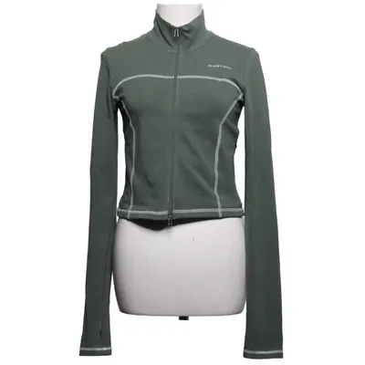 Trainingsjacke (Grün) von Planet NUSA Elasthan, Bio-Baumwolle
