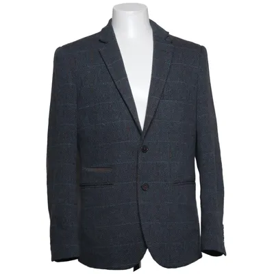 Blazer (Gray, Blue) from Storm Polyester, Viscose, Wool