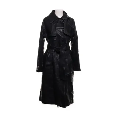 Leren jas (Zwart) van Boda Skins Katoen, Elastaan, Leer, Polyester