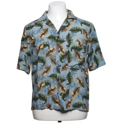 Short sleeve shirt (Blue, Green, Brown) from Oscar Jacobson Viscose