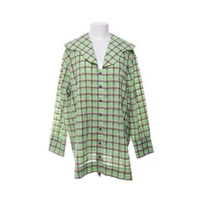 Shirt (Groen, Meerkleurig) van Ganni Organisch katoen, Polyamide, Gerecycled polyester