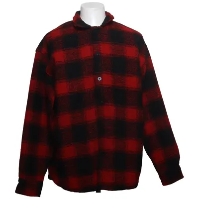 Överskjorta (Röd, Svart) från Smog Akryl, Polyester, Viskos