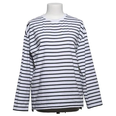 Långärmad t-shirt (Vit, Svart) från Aware by Vero Moda Ekologisk bomull, Polyester