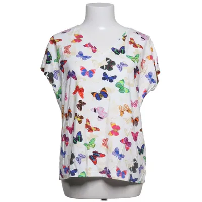 Top (Hvid, Flerfarvet) fra Camilla Thulin Elastan, Viscose