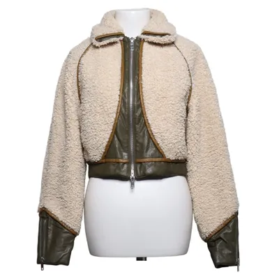 Jacket (Beige, Green) from RUVE Polyester, Polyurethane, Viscose