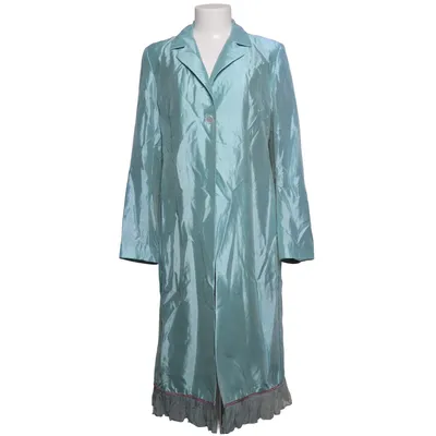 Coat (Blue) from Karen Millen Acetate, Polyester, Silk
