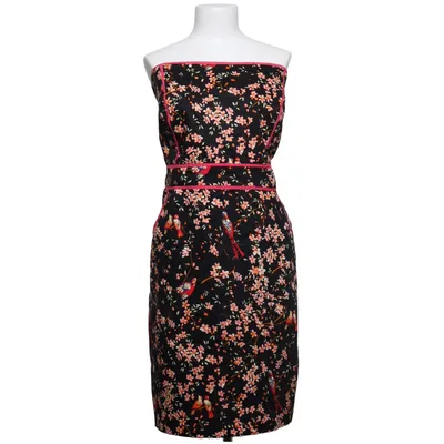 Jurk (Zwart, Roze, Meerkleurig) van City Chic Katoen, Elastaan, Polyester