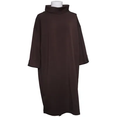 Turtleneck dress (Brown) from Essentials Elastane, Polyester