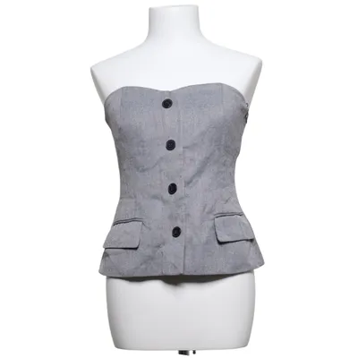 Tube top (Grijs) van Reserved Polyester, Viscose
