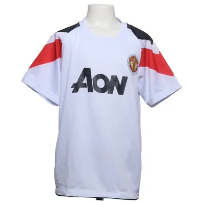 Fodboldtrøje (Hvid, Sort, Rød) fra Manchester United