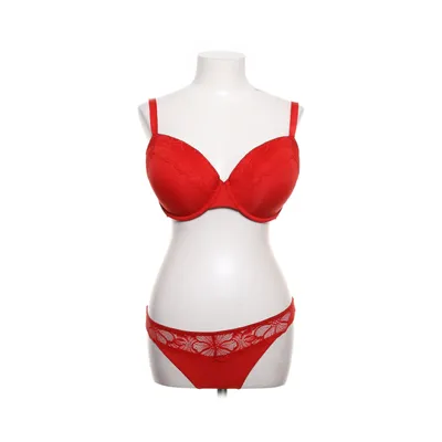 Ondergoed set (Rood) van Dorina Elastaan, Polyamide, Polyester