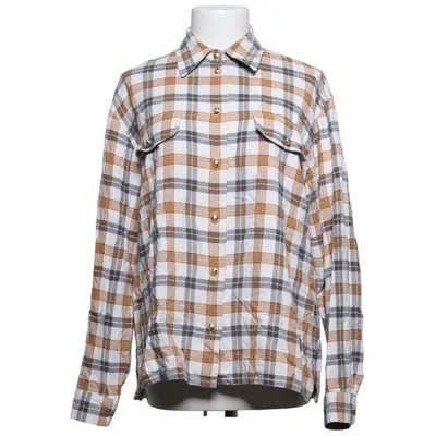 Flannel shirt (White, Brown, Blue) from Hämmerle