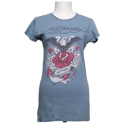 T-shirt (Bleu, Multicolore) de Ed Hardy by Christian Audigier Coton