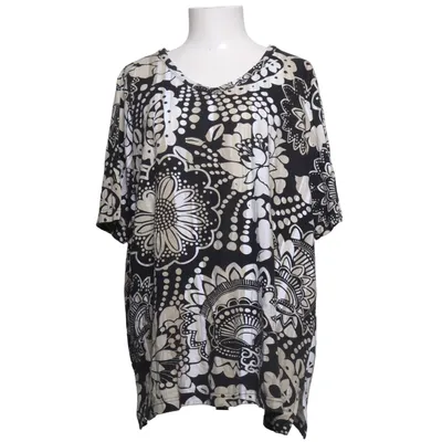 Haut (Noir, Beige) de Meine GröBe Coton, Modal