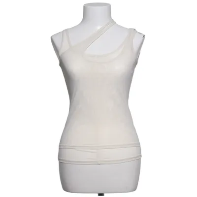 Tank Top (Beige) from Weekday Polyester, Elastane