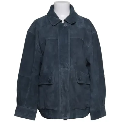 Läderjacka (Grå) från ASOS Design Skinn, Polyester