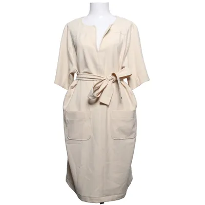 Robe (Beige) de Gigue Élasthane, Polyester, Viscose