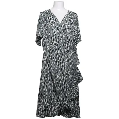 Omlottklänning (Grå, Svart, Vit) från ONLY Carmakoma Polyester