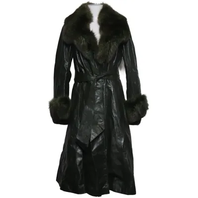 Leather coat (Green) from Amoress