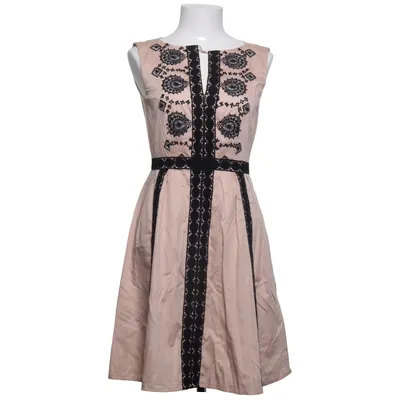 Klänning (Beige, Svart) från Nanette Lepore Acetat, Bomull