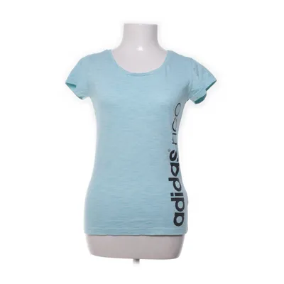 T-shirt (Turkos) från Adidas Neo Bomull, Polyester
