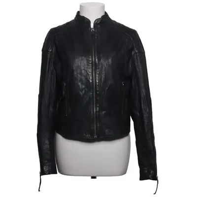 Leather jacket (Black) from Provider Leather, Polyester