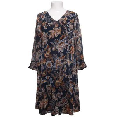 Dress (Black, Multicolored) from Le Comte Polyester, Viscose