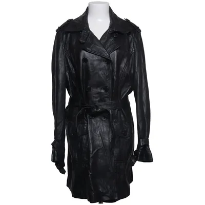 Leather coat (Black) from Cabrini Leather