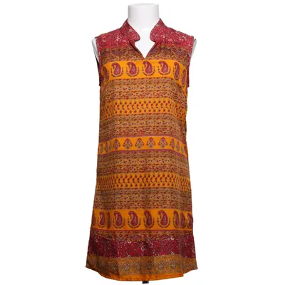 Jurk (Geel, Rood, Meerkleurig) van Coline Polyester
