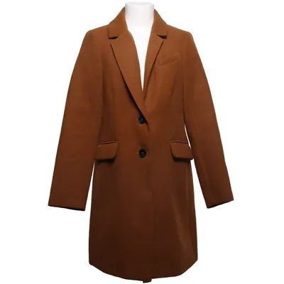 Manteau (Marron) de Warehouse Élasthane, Polyester, Viscose