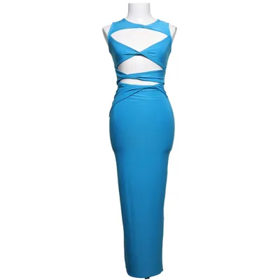 Robe de soirée (Bleu) de Ego Élasthane, Polyester