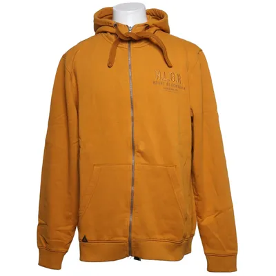 Sweat à capuche (Jaune) de Hallinger Coton biologique, Polyester