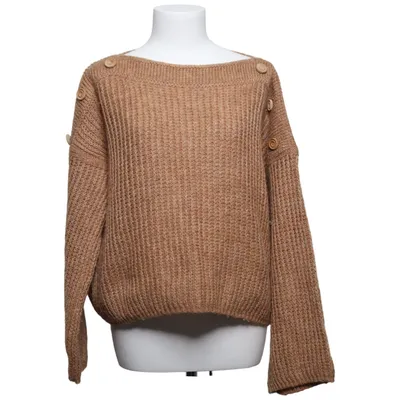 Pull-over (Marron) de Fobya Acrylique, Polyester, Laine