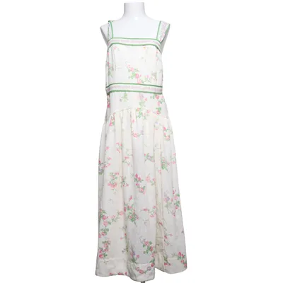 Dress (White, Multicolored) from H&M Polyester