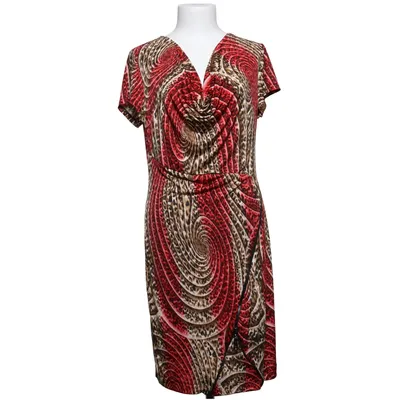 Jurk (Rood, Bruin, Meerkleurig) van Lady Lol Paris