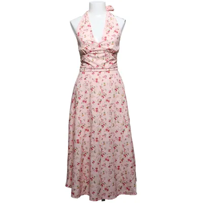 Halterneckklänning (Rosa, Flerfärgad) från Poeselle Elastan, Polyester