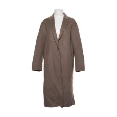 Frakke (Beige) fra Uniqlo Polyester, Uld, Nylon