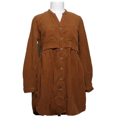 Shirt dress (Brown) from Zara Denim Cotton