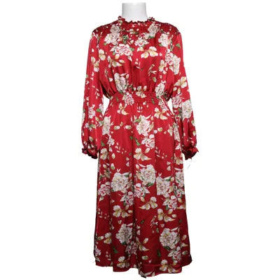 Maxi jurk (Rood, Meerkleurig) van Queen's Fashion Collection Polyester