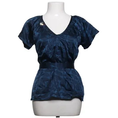 Top (Blauw, Meerkleurig) van Nümph Katoen, Zijde