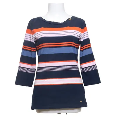 Langærmet t-shirt (Blå, Flerfarvet) fra Hampton Republic Bomuld, Elastan