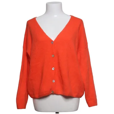 Cardigan (Orange) from Aroma Acrylic, Polyamide, Wool